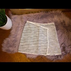 nordstrom’s gray wrap miniskirt